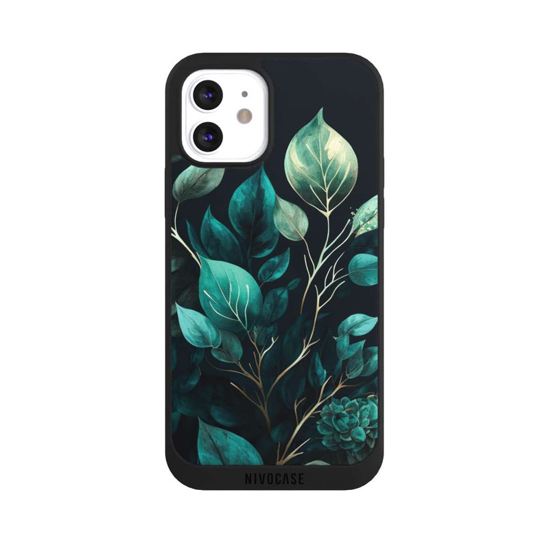 iPhone 12 NIVOpure Eucalyptus Dark Background