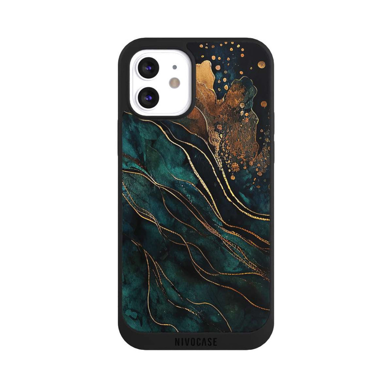 iPhone 12 NIVOpure Gold and Green