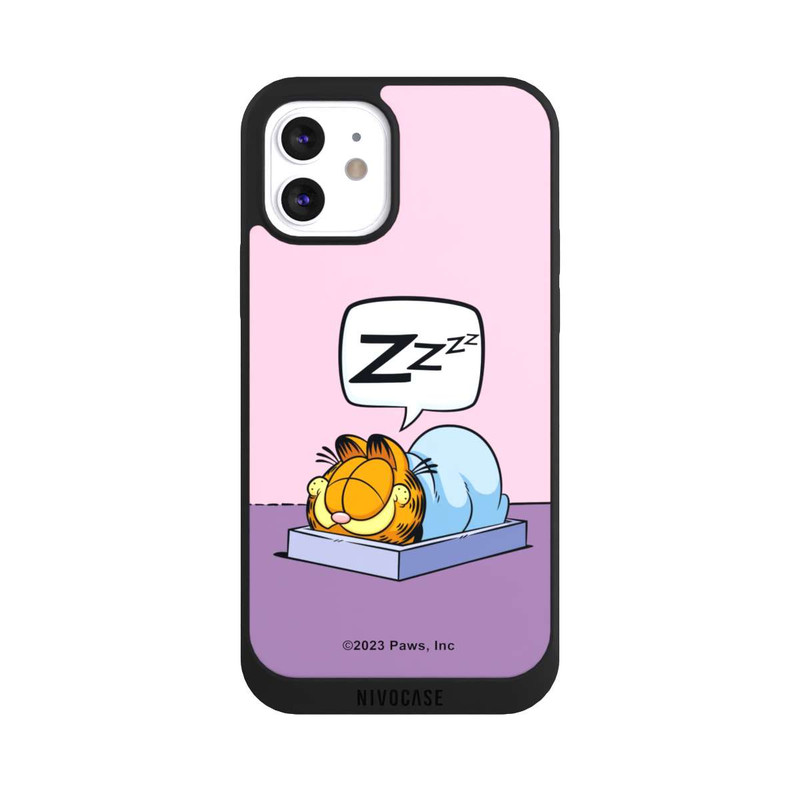 iPhone 12 NIVOpure Garfield Nap Attack Pink 