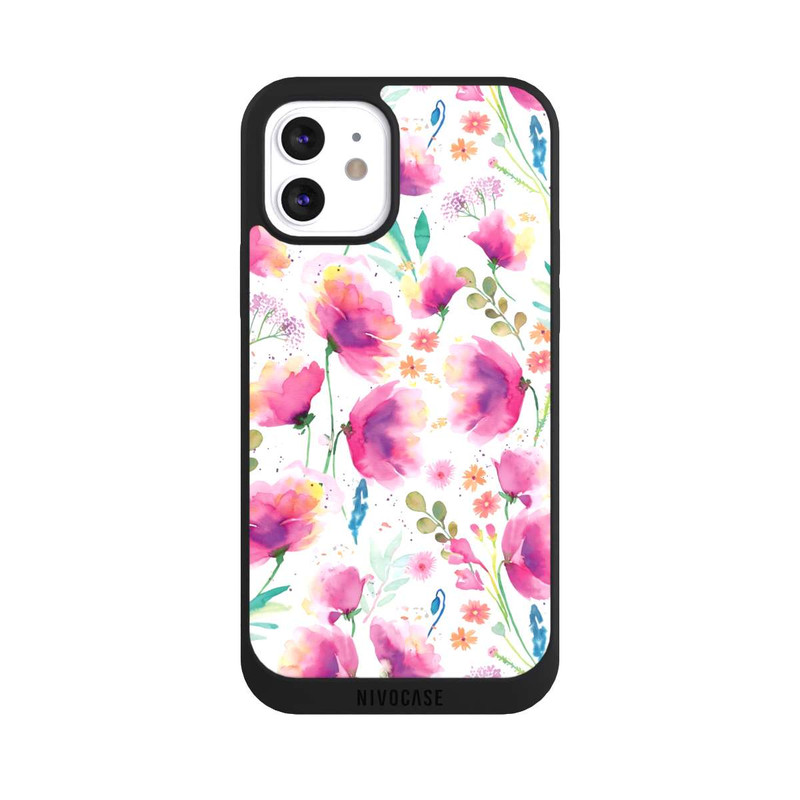 iPhone 12 NIVOpure Watercolor Abstract Poppies