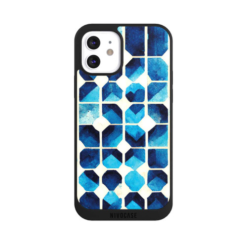 Apple iPhone 12 NIVOpure Blue Pattern