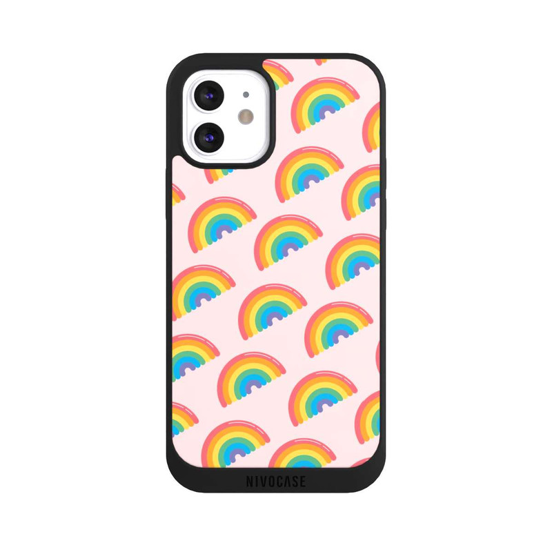 iPhone 12 NIVOpure Kawaii-Regenbögen