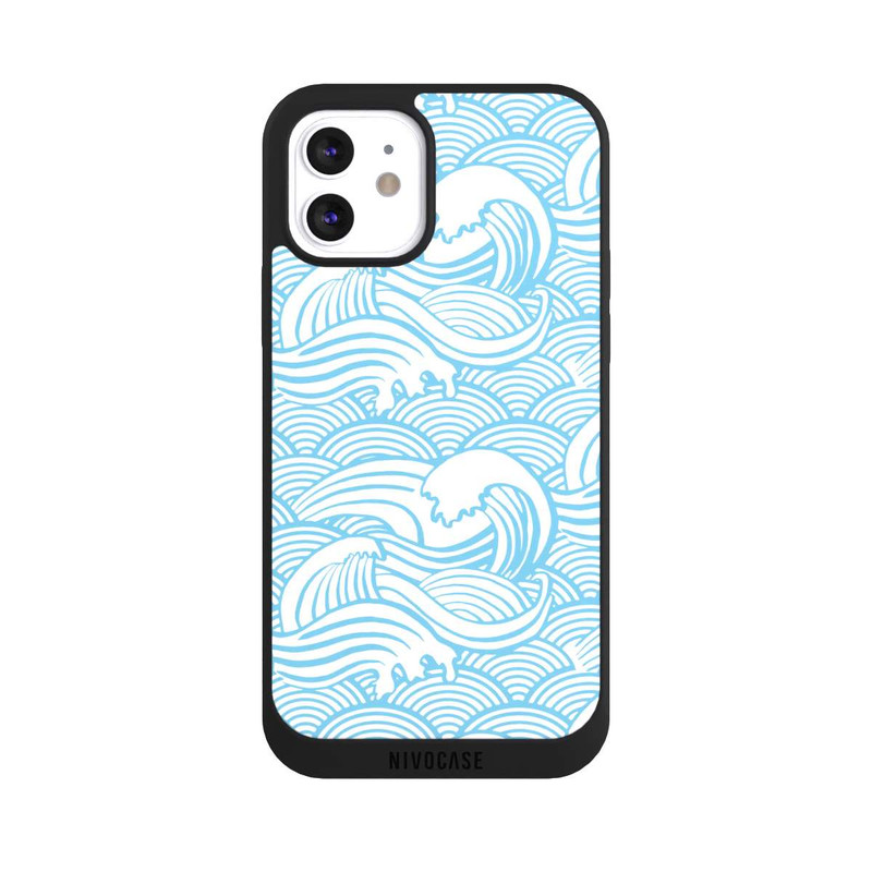 iPhone 12 NIVOpure Vagues bleues