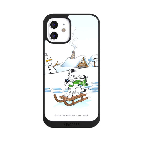 Apple iPhone 12 NIVOpure Idefix rides a sleigh