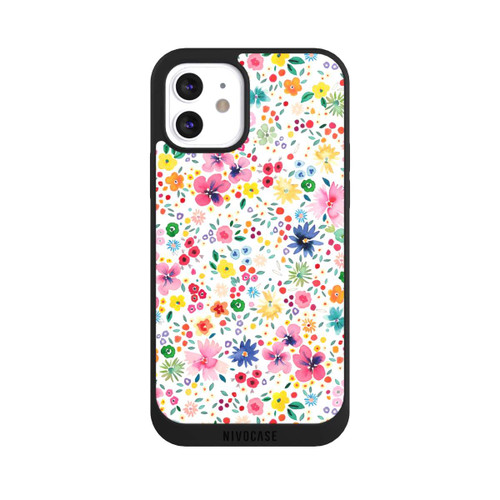 Apple iPhone 12 NIVOpure Millefleurs Pink Spring Garden
