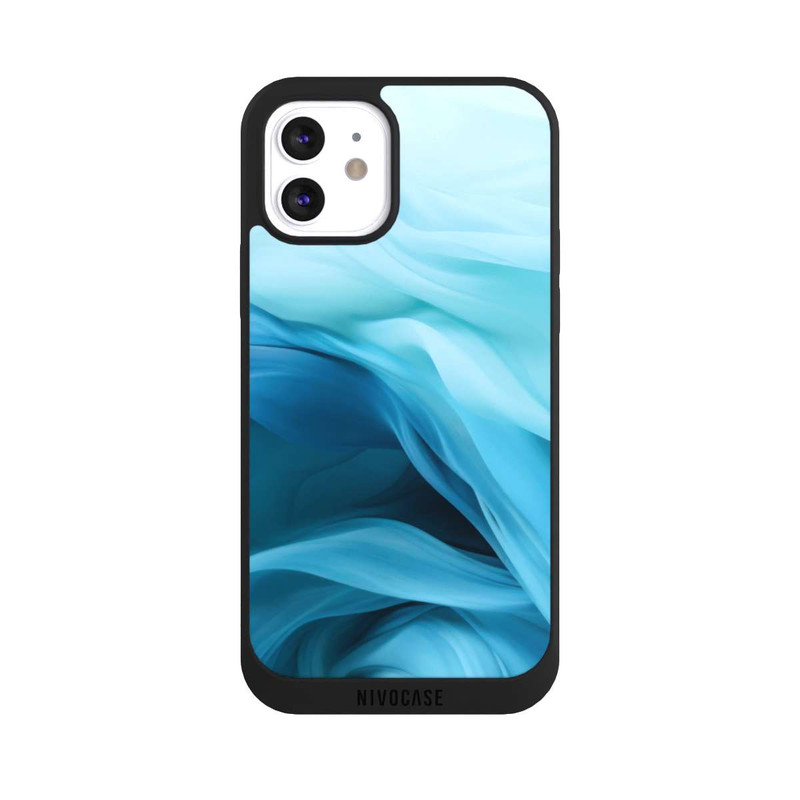 iPhone 12 NIVOpure Smooth Blue Texture