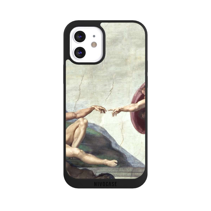iPhone 12 NIVOpure La Création d'Adam-Michel-Ange (Buonarroti)
