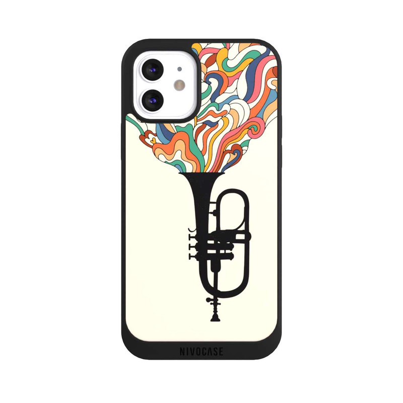 iPhone 12 NIVOpure Flügelhorn Jazz bunt