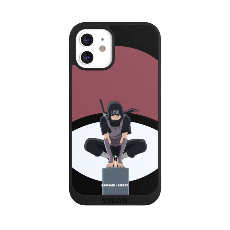 iPhone 12 NIVOpure Symbole Itachi Uchiha noir
