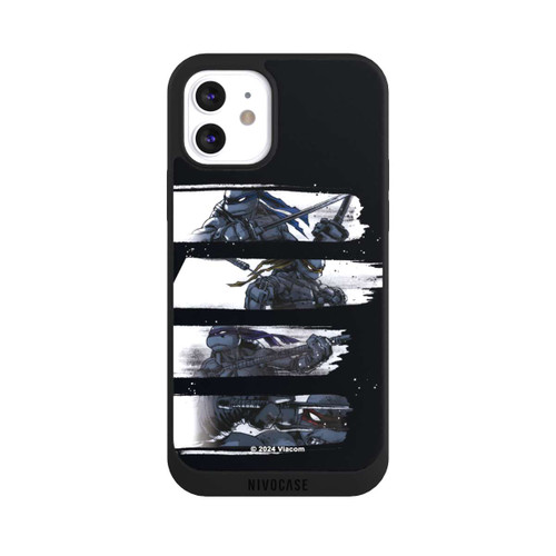 Apple iPhone 12 NIVOpure TMNT Black and White Scratch