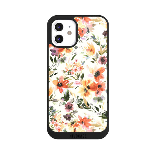 Apple iPhone 12 NIVOpure Summer Artistic Flowers Ivory
