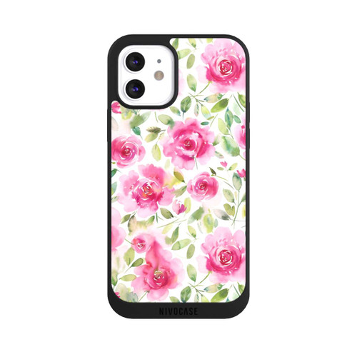 Apple iPhone 12 NIVOpure Aquarell Frische Rosen