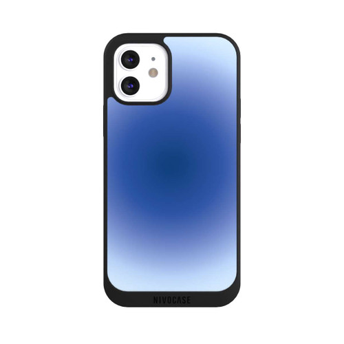 Apple iPhone 12 NIVOpure Aura blue circle
