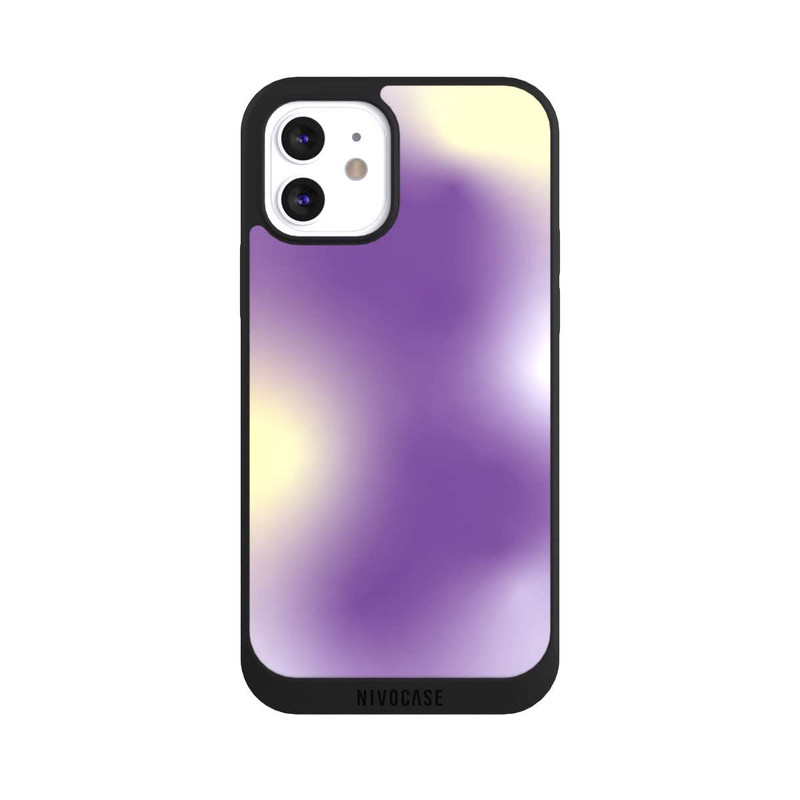 iPhone 12 NIVOpure Aura Lila Gelb