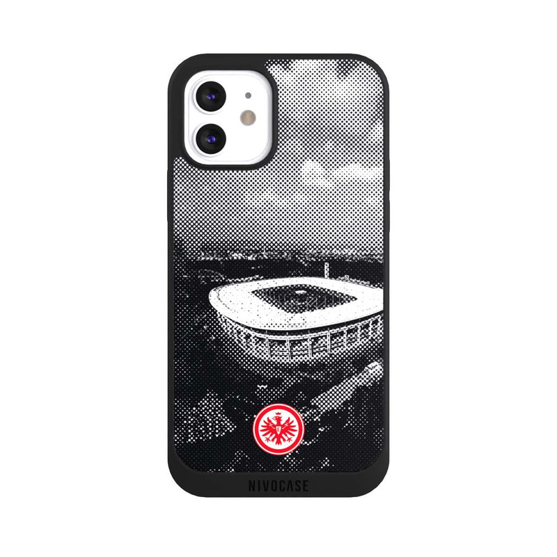 iPhone 12 NIVOpure SGE Stadion Schwarz Weiß