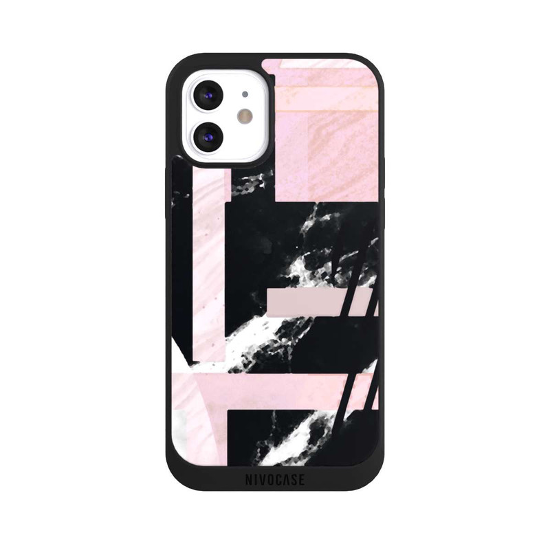 iPhone 12 NIVOpure Pink Marble Collage