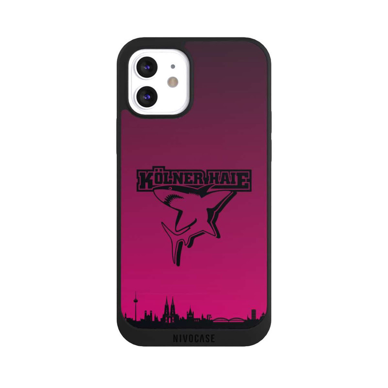 iPhone 12 NIVOpure Kölner Haie Skyline Pink