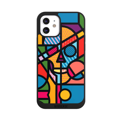 Apple iPhone 12 NIVOpure Vit Skull Colorful