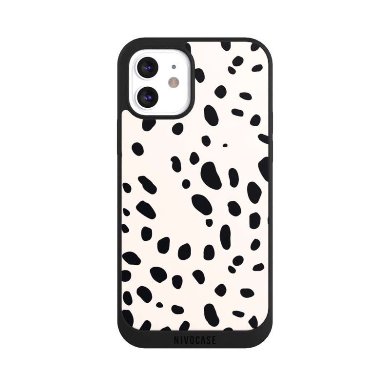 iPhone 12 NIVOpure Motif Animalier Guépard Noir