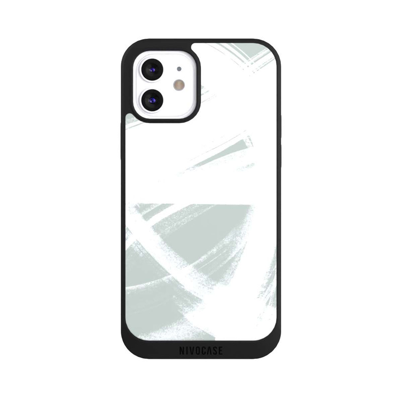 iPhone 12 NIVOpure Abstract Brush Strokes Blush