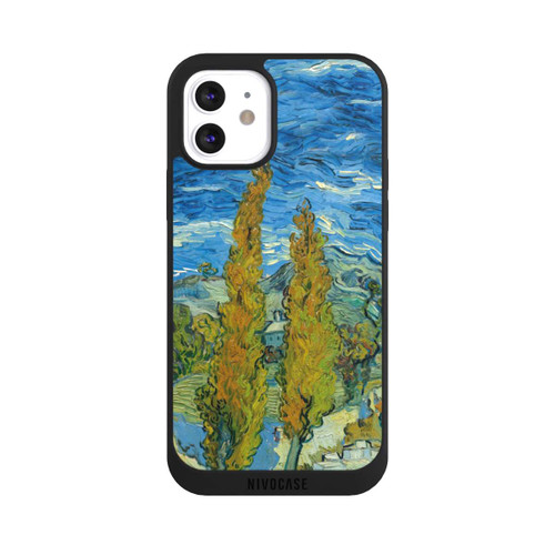 Apple iPhone 12 NIVOpure Two Poplars in the Alpilles near Saint-Rémy by Van Gogh