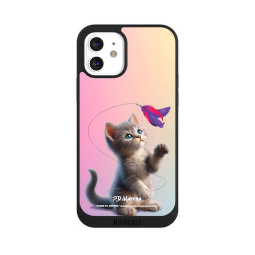 Apple iPhone 12 NIVOpure Playing Cat with Feather