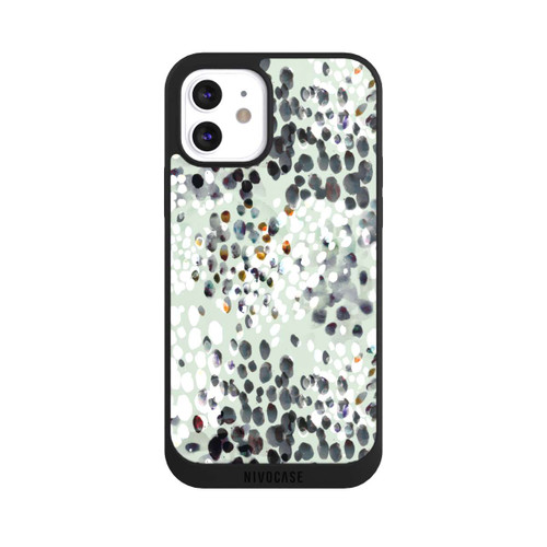 Apple iPhone 12 NIVOpure Modern Splash Pattern on Green