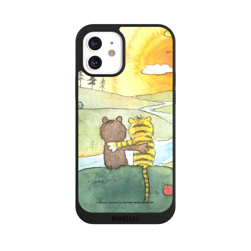 iPhone 12 NIVOpure Bär und Tiger Sonnenuntergang