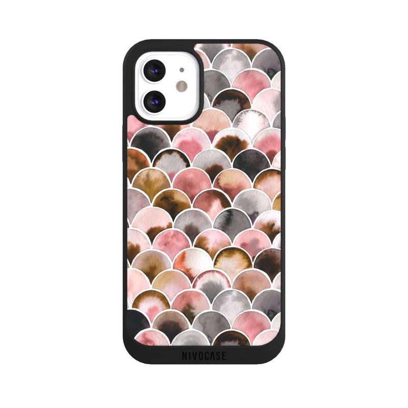 iPhone 12 NIVOpure Japandi Scales Pink Brown