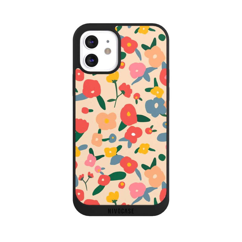 iPhone 12 NIVOpure Retro Bold Scandi Flowers