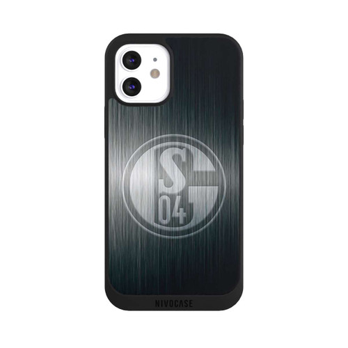 Apple iPhone 12 NIVOpure Schalke 04 Metall Look