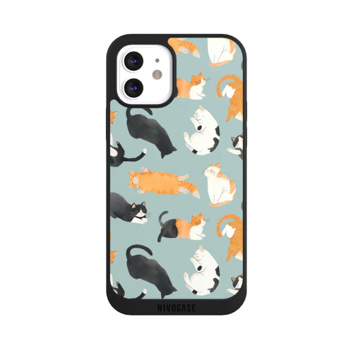 Apple iPhone 12 NIVOpure Cats Pattern