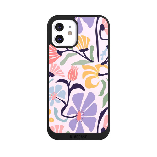 Apple iPhone 12 NIVOpure Flower Market Ibiza Pink