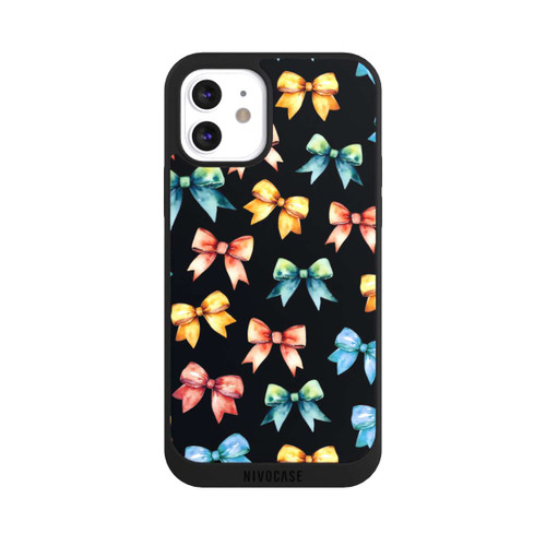 Apple iPhone 12 NIVOpure Rainbow Bows Black