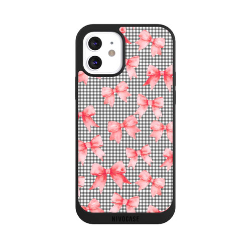 Apple iPhone 12 NIVOpure Red Bows and Gingham
