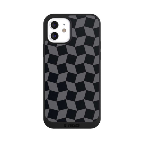 Apple iPhone 12 NIVOpure 3D Würfel-Muster Effektt