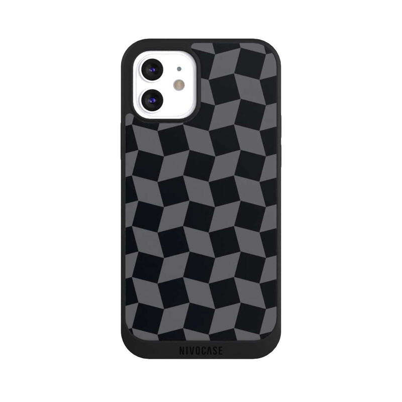 iPhone 12 NIVOpure 3D Würfel-Muster Effektt