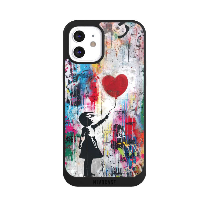 iPhone 12 NIVOpure Balloon Girl Colorful