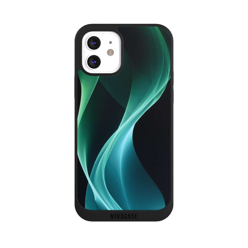 iPhone 12 NIVOpure Green Modern Background