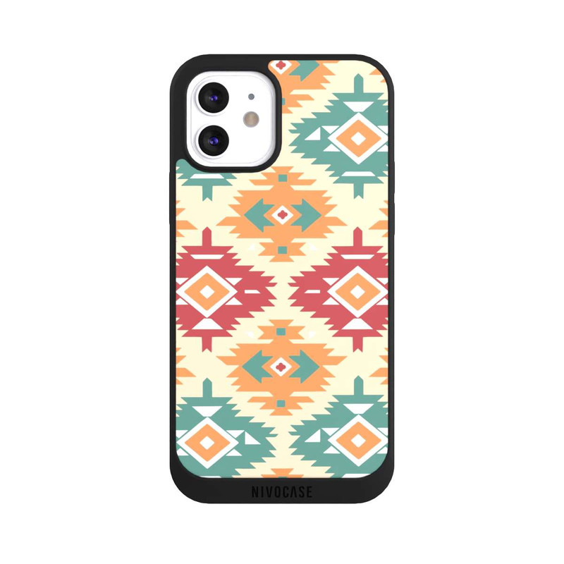 iPhone 12 NIVOpure Modern Tribal Boho Aztec Geometric Design 1