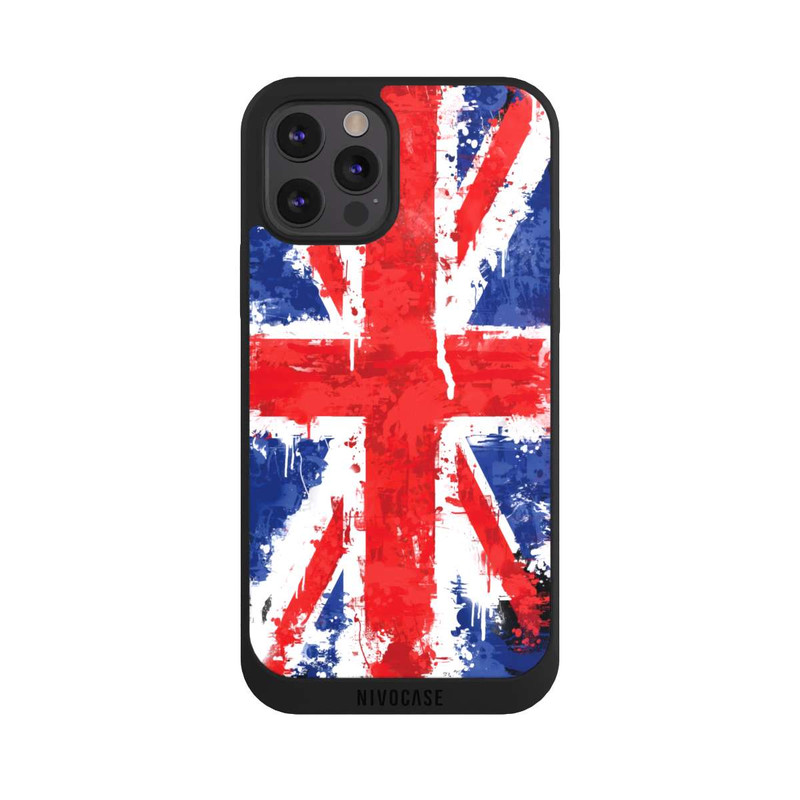iPhone 12 Pro NIVOpure Union Jack Gouttes