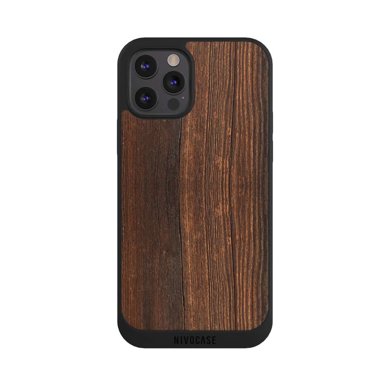 iPhone 12 Pro NIVOpure Walnut Wood Look