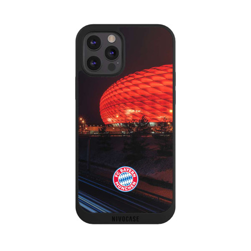 Apple iPhone 12 Pro NIVOpure Allianz Arena bei Nacht FCB