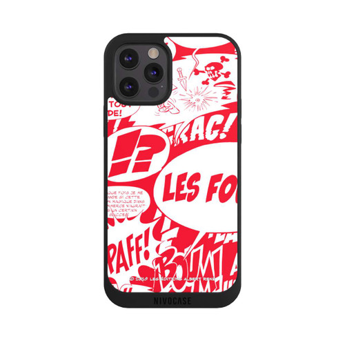 Apple iPhone 12 Pro NIVOpure Speech Bubbles Asterix Red