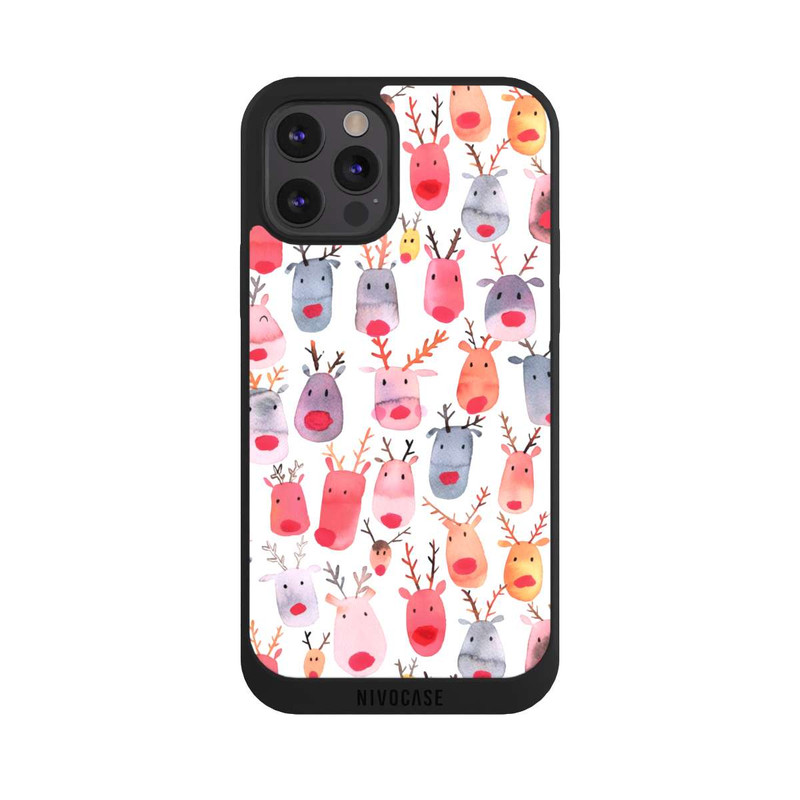 iPhone 12 Pro NIVOpure Cute Reindeer Watercolor