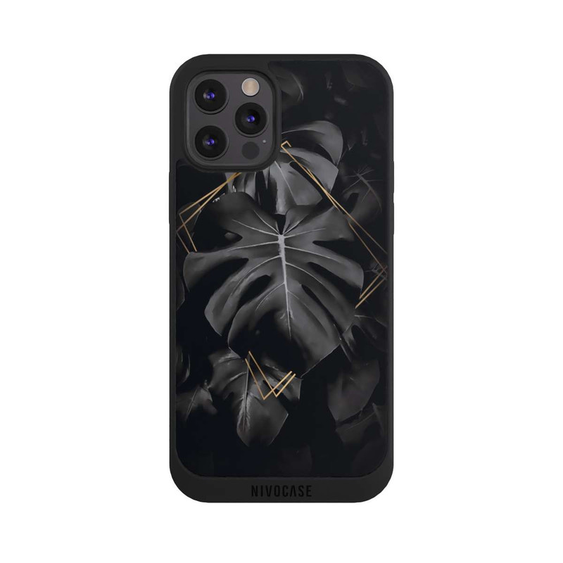 iPhone 12 Pro NIVOpure Schwarze Blätter