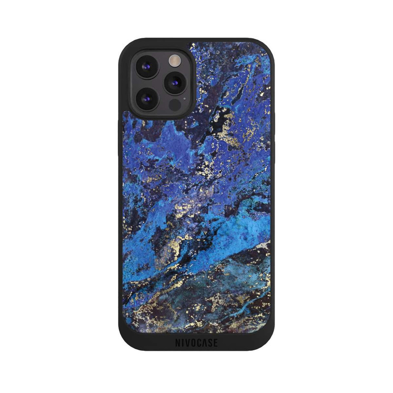 iPhone 12 Pro NIVOpure Lapislazuli blau und gold