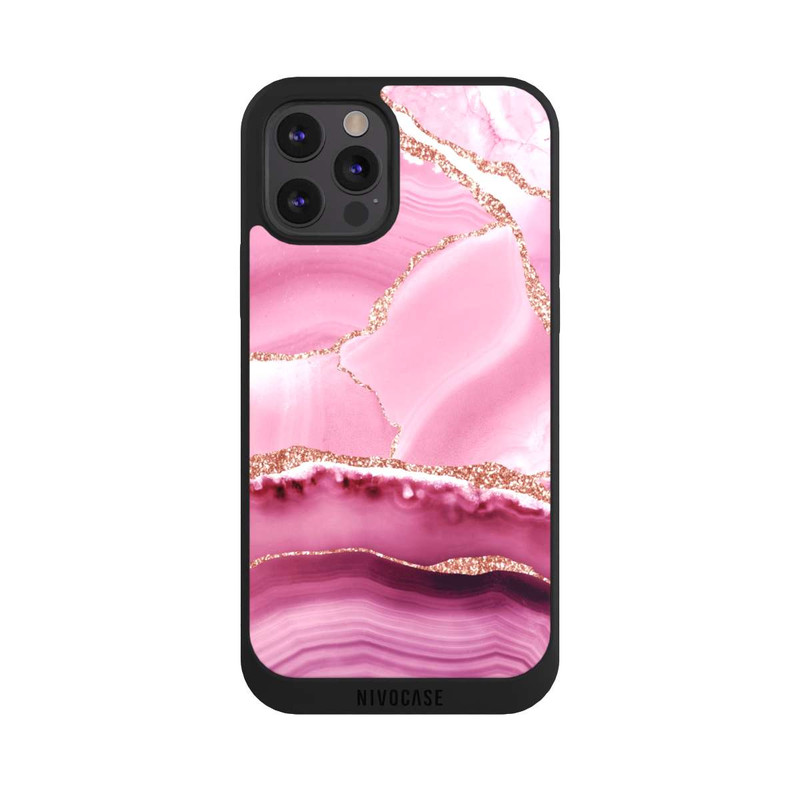 iPhone 12 Pro NIVOpure Meerjungfrauen Pink Marmor