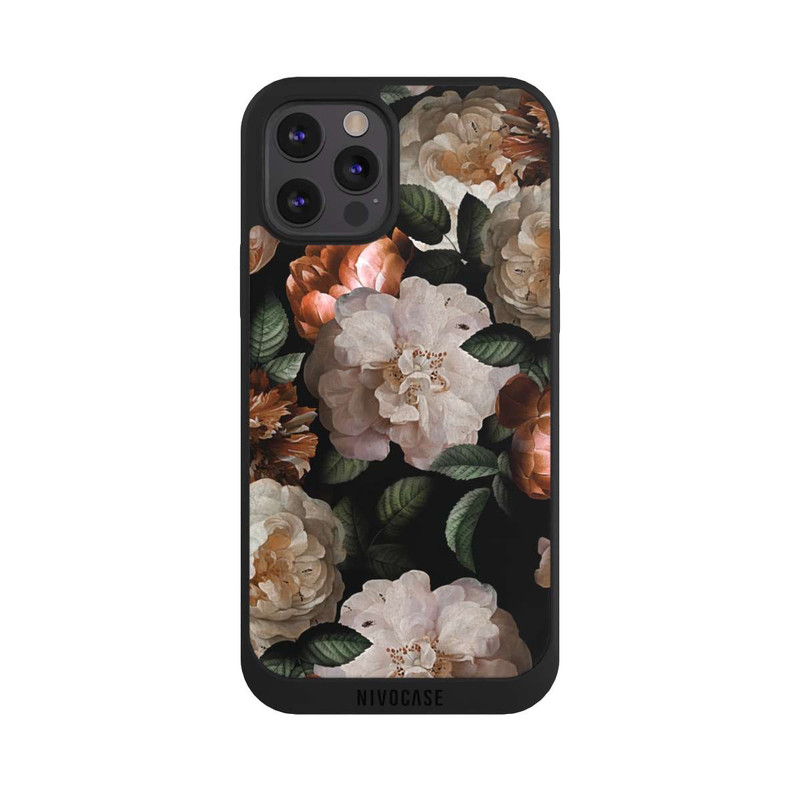 iPhone 12 Pro NIVOpure Roses de cuivre Fond d'écran