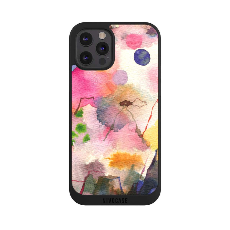 iPhone 12 Pro NIVOpure Aquarell bunte Berge